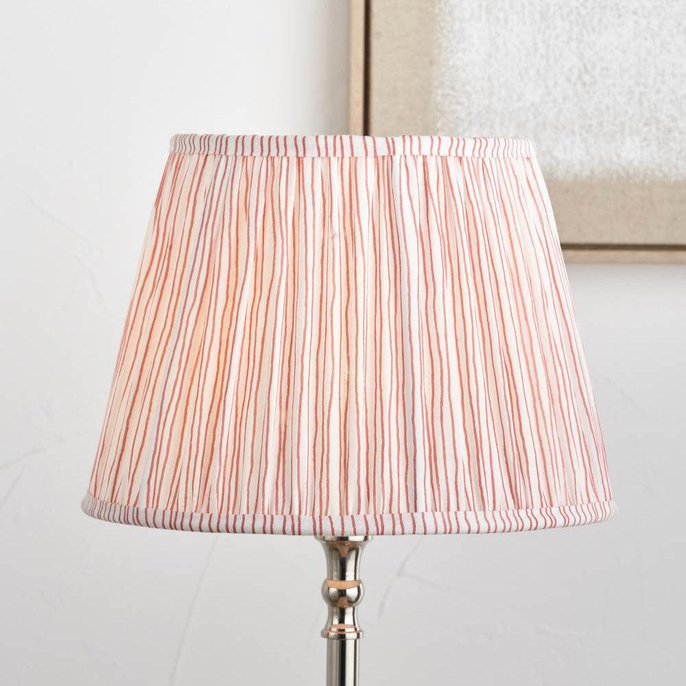 Doncarr Cinnamon Stripe Pleated Shade - 40cm