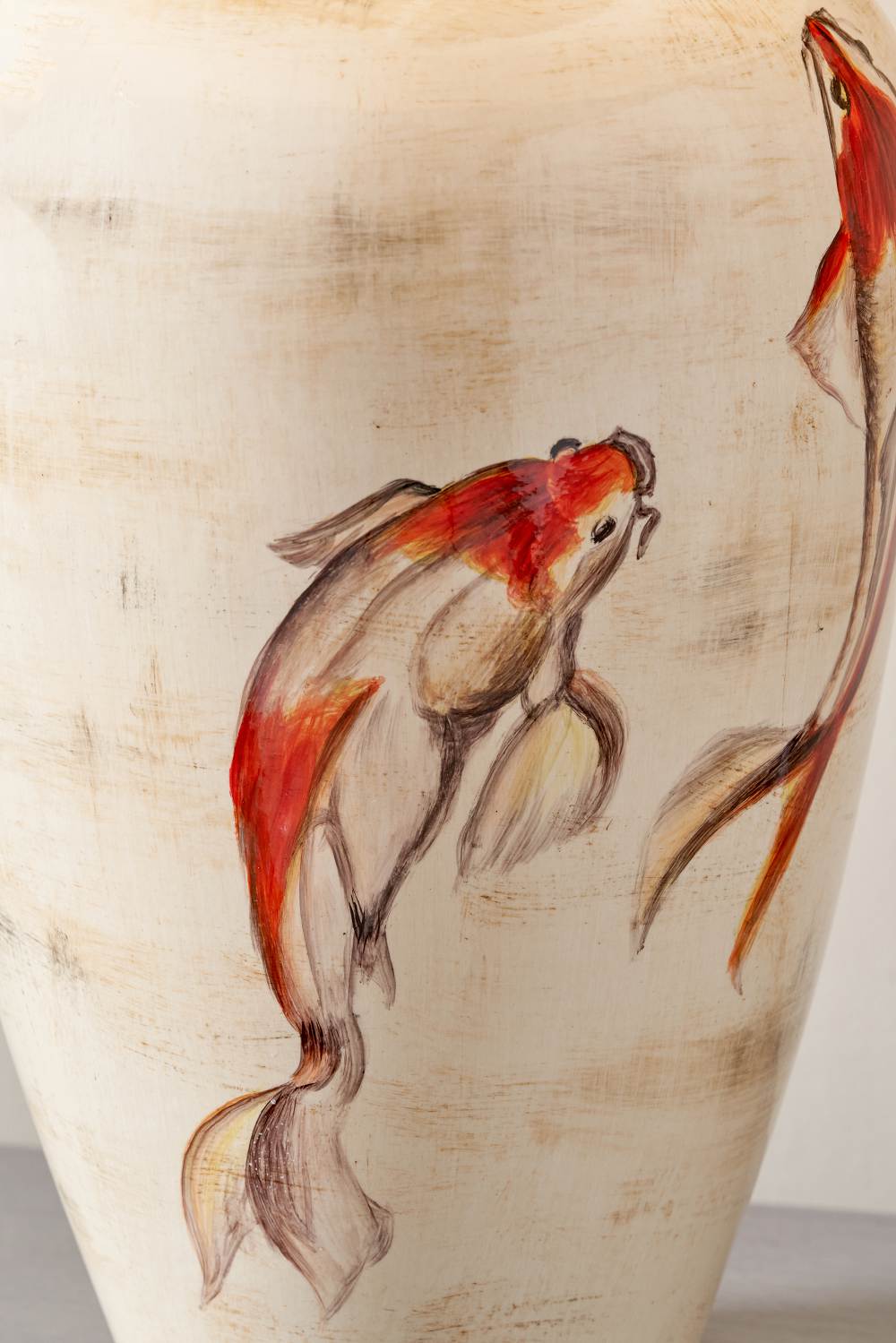 Doncarr Emerayn Koi Ceramic Lamp Base