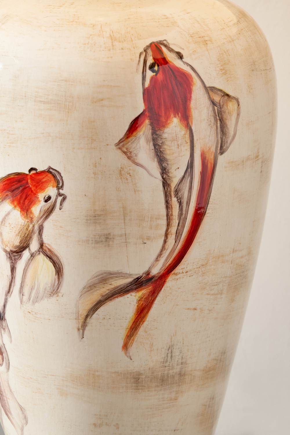 Doncarr Emerayn Koi Ceramic Lamp Base