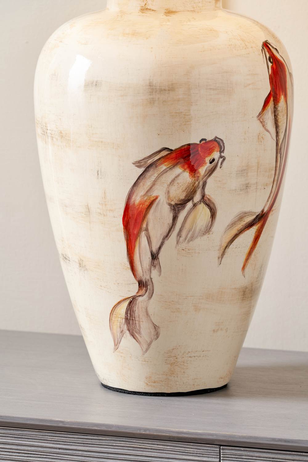 Doncarr Emerayn Koi Ceramic Lamp Base