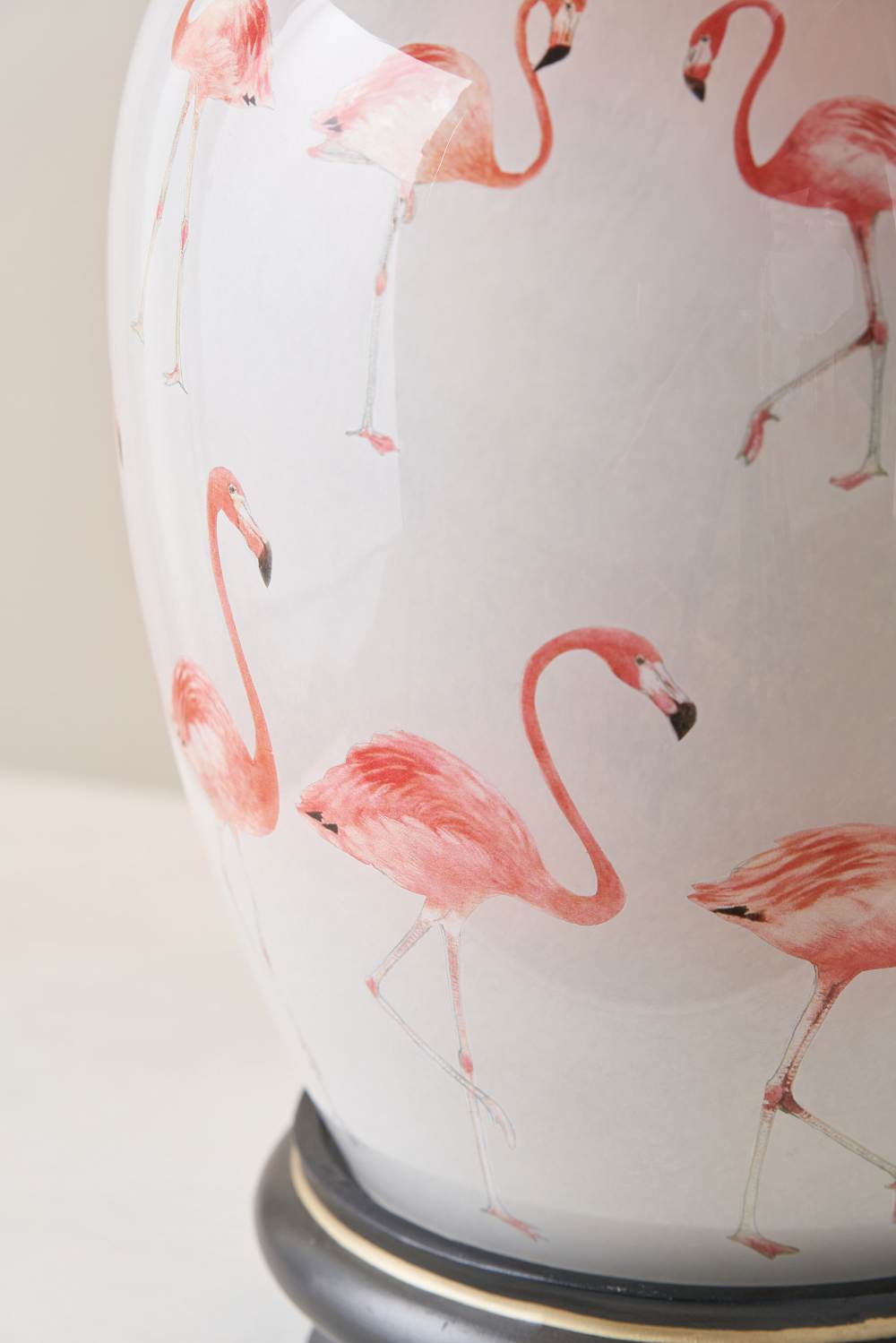 Doncarr Flamingo Glass Lamp Base