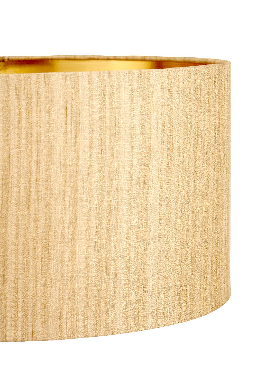 Doncarr Gold Faux Silk Cylinder Shade - 30cm