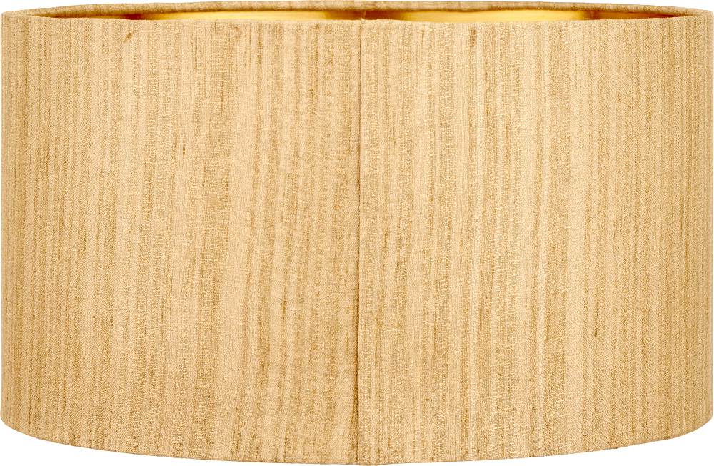 Doncarr Gold Faux Silk Cylinder Shade - 30cm