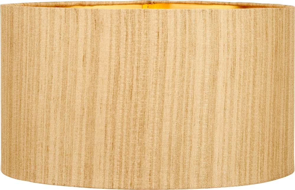 Doncarr Gold Faux Silk Cylinder Shade - 30cm