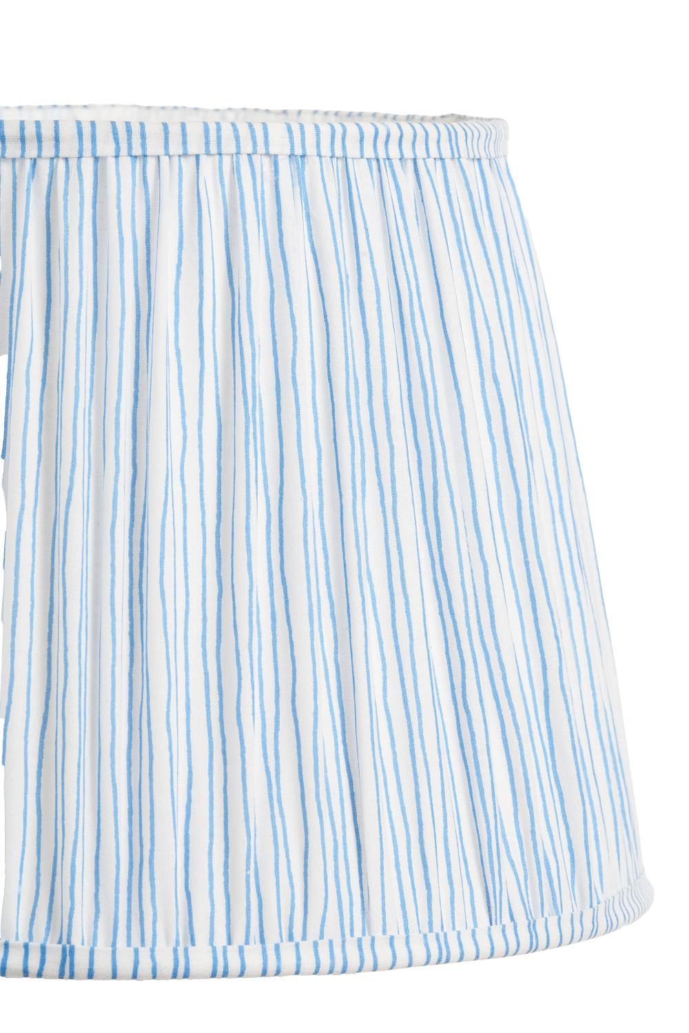Doncarr Ocean Blue Stripe Pleated Shade - 30cm