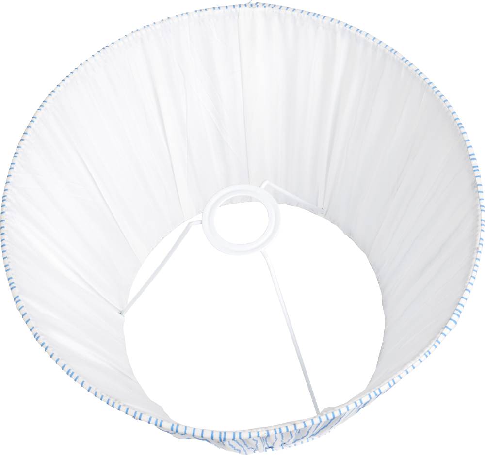 Doncarr Ocean Blue Stripe Pleated Shade - 30cm