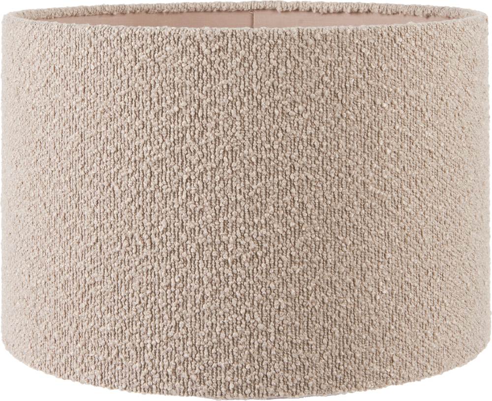 Doncarr Taupe Bouclé Cylinder Shade - 45cm
