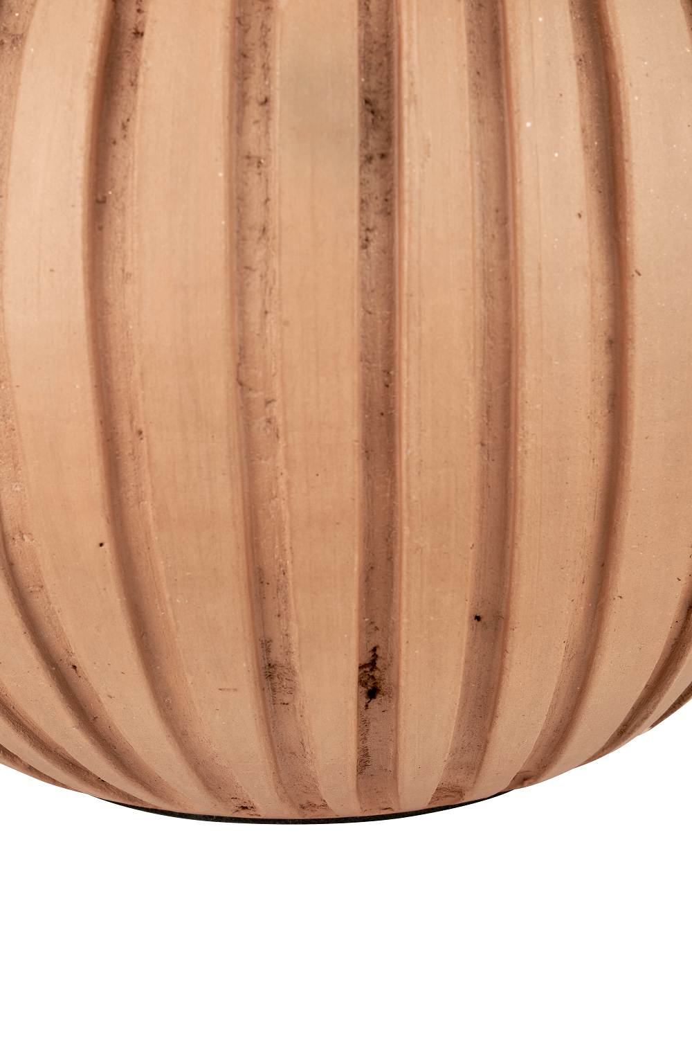 Doncarr Terracotta Textured Ball Lamp Base