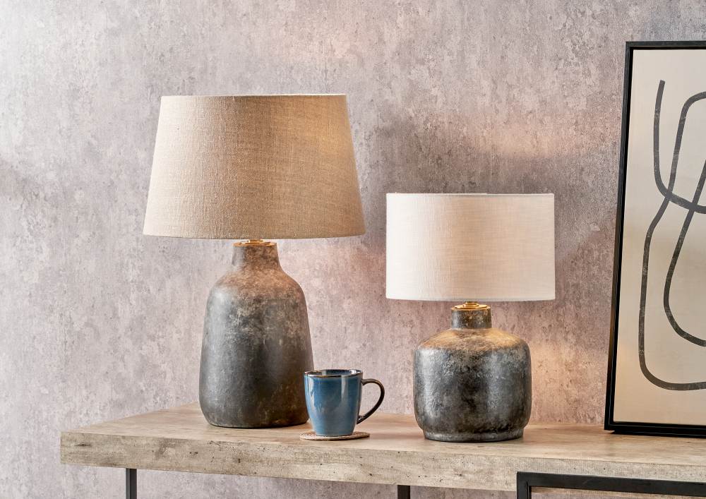 Doncarr Volcanic Stoneware Lamp Base